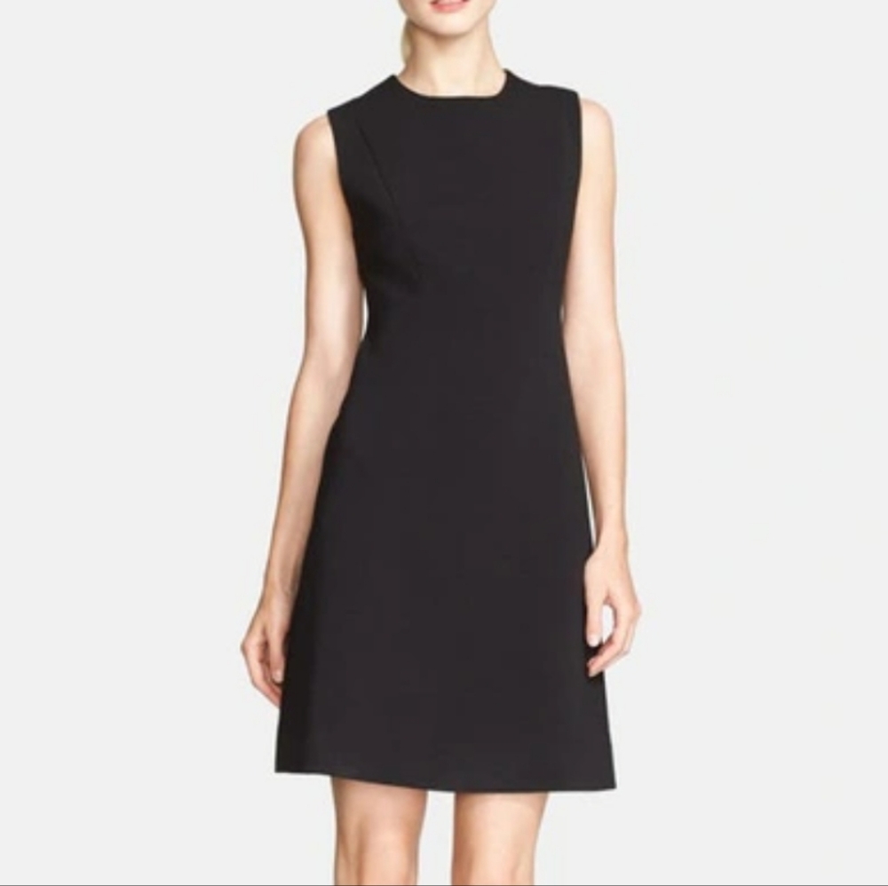 NWOT Kate Spade Sicily black sleeveless Skater fit flare sheath dress black 2